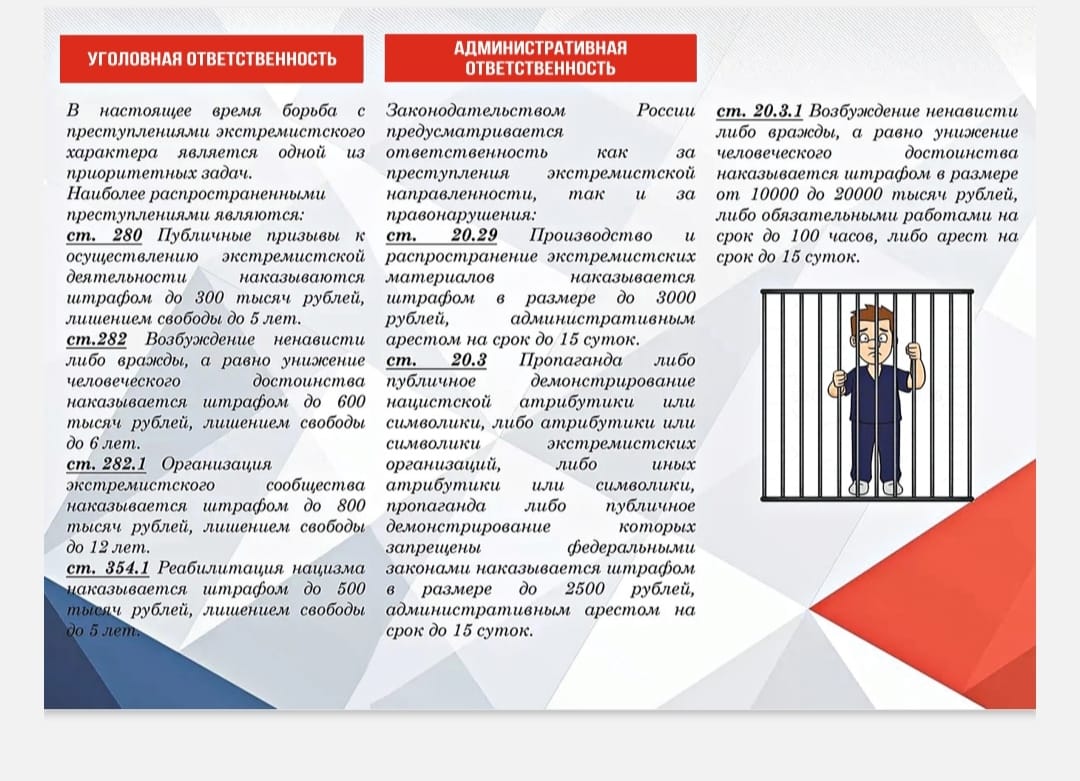 Комиссия по профилактике и противодействию проявления экстремизма в МР «Кизилюртовский район» предупреждает:  Публикуя материал, убедись в его законности